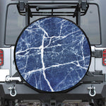 Marble Denim Jeans Pattern Print Tire Cover