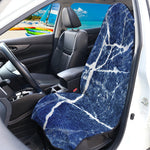 Marble Denim Jeans Pattern Print Waterproof Car Seat Cover