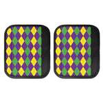 Mardi Gras Argyle Pattern Print Handle Covers