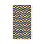 Mardi Gras Chevron Pattern Print Baby Crib Sheet