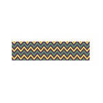 Mardi Gras Chevron Pattern Print Bed Runner