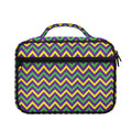 Mardi Gras Chevron Pattern Print Briefcase Bible Bag