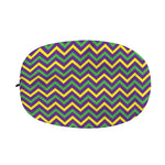 Mardi Gras Chevron Pattern Print Car Side Mirror Covers