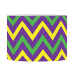 Mardi Gras Chevron Pattern Print Drum Lamp Shade