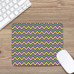 Mardi Gras Chevron Pattern Print Mouse Pad