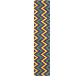 Mardi Gras Chevron Pattern Print Table Runner