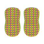 Mardi Gras Diamond Pattern Print Bar Stool Covers
