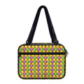 Mardi Gras Diamond Pattern Print Double Strap Bible Bag