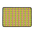 Mardi Gras Diamond Pattern Print Kitchen Mat