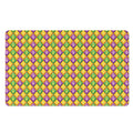 Mardi Gras Diamond Pattern Print Polyester Doormat