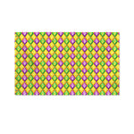 Mardi Gras Diamond Pattern Print Polyester Flag