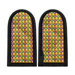 Mardi Gras Diamond Pattern Print Skillet Handle Cover