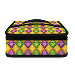 Mardi Gras Diamond Pattern Print Small Lunch Bag