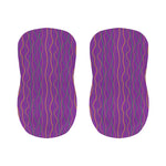 Mardi Gras Dot Pattern Print Bar Stool Covers