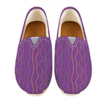 Mardi Gras Dot Pattern Print Casual Shoes
