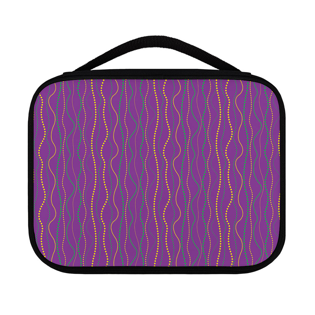 Mardi Gras Dot Pattern Print Classic Bible Case