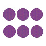 Mardi Gras Dot Pattern Print Coaster Set