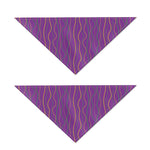 Mardi Gras Dot Pattern Print Dog Bandana