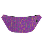 Mardi Gras Dot Pattern Print Fanny Pack
