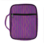 Mardi Gras Dot Pattern Print Front Pocket Bible Bag