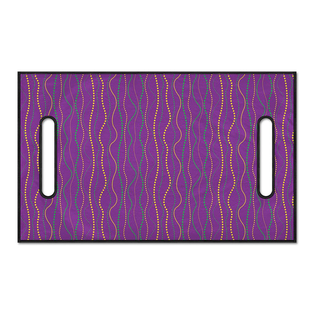 Mardi Gras Dot Pattern Print Golf Cart Seat Cover