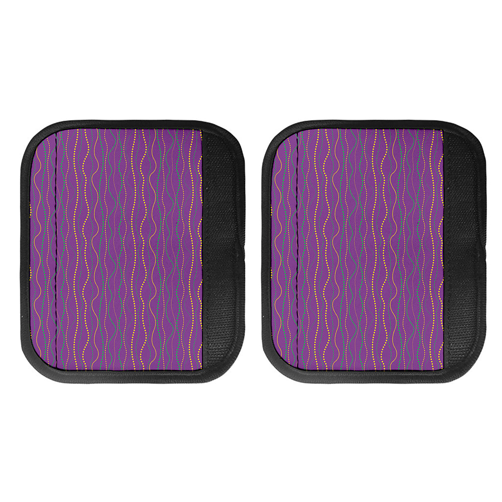 Mardi Gras Dot Pattern Print Handle Covers