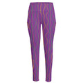 Mardi Gras Dot Pattern Print High-Waisted Pocket Leggings