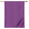 Mardi Gras Dot Pattern Print House Flag