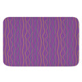 Mardi Gras Dot Pattern Print Indoor Door Mat