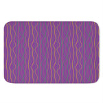 Mardi Gras Dot Pattern Print Indoor Door Mat
