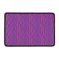 Mardi Gras Dot Pattern Print Kitchen Mat