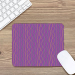 Mardi Gras Dot Pattern Print Mouse Pad