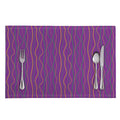Mardi Gras Dot Pattern Print Placemat