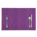 Mardi Gras Dot Pattern Print Placemat