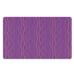 Mardi Gras Dot Pattern Print Polyester Doormat