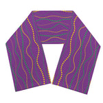 Mardi Gras Dot Pattern Print Scarf