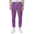 Mardi Gras Dot Pattern Print Joggers
