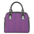 Mardi Gras Dot Pattern Print Shoulder Handbag