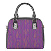 Mardi Gras Dot Pattern Print Shoulder Handbag