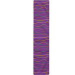 Mardi Gras Dot Pattern Print Table Runner
