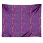 Mardi Gras Dot Pattern Print Tapestry