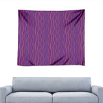 Mardi Gras Dot Pattern Print Tapestry