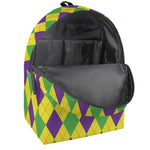 Mardi Gras Fat Tuesday Argyle Print Backpack