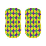 Mardi Gras Fat Tuesday Argyle Print Bar Stool Covers