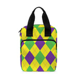 Mardi Gras Fat Tuesday Argyle Print Bible Tote Bag