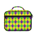 Mardi Gras Fat Tuesday Argyle Print Briefcase Bible Bag