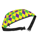 Mardi Gras Fat Tuesday Argyle Print Fanny Pack