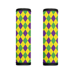 Mardi Gras Fat Tuesday Argyle Print Handle Covers