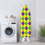 Mardi Gras Fat Tuesday Argyle Print Ironing Board Cover