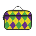 Mardi Gras Fat Tuesday Argyle Print Portable Lunch Bag